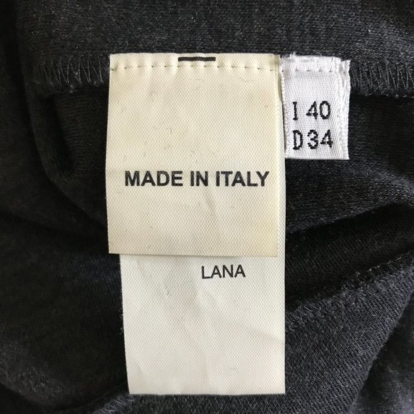 Blumarine Charcoal Gray Embellished Dress - Picture 7 of 8